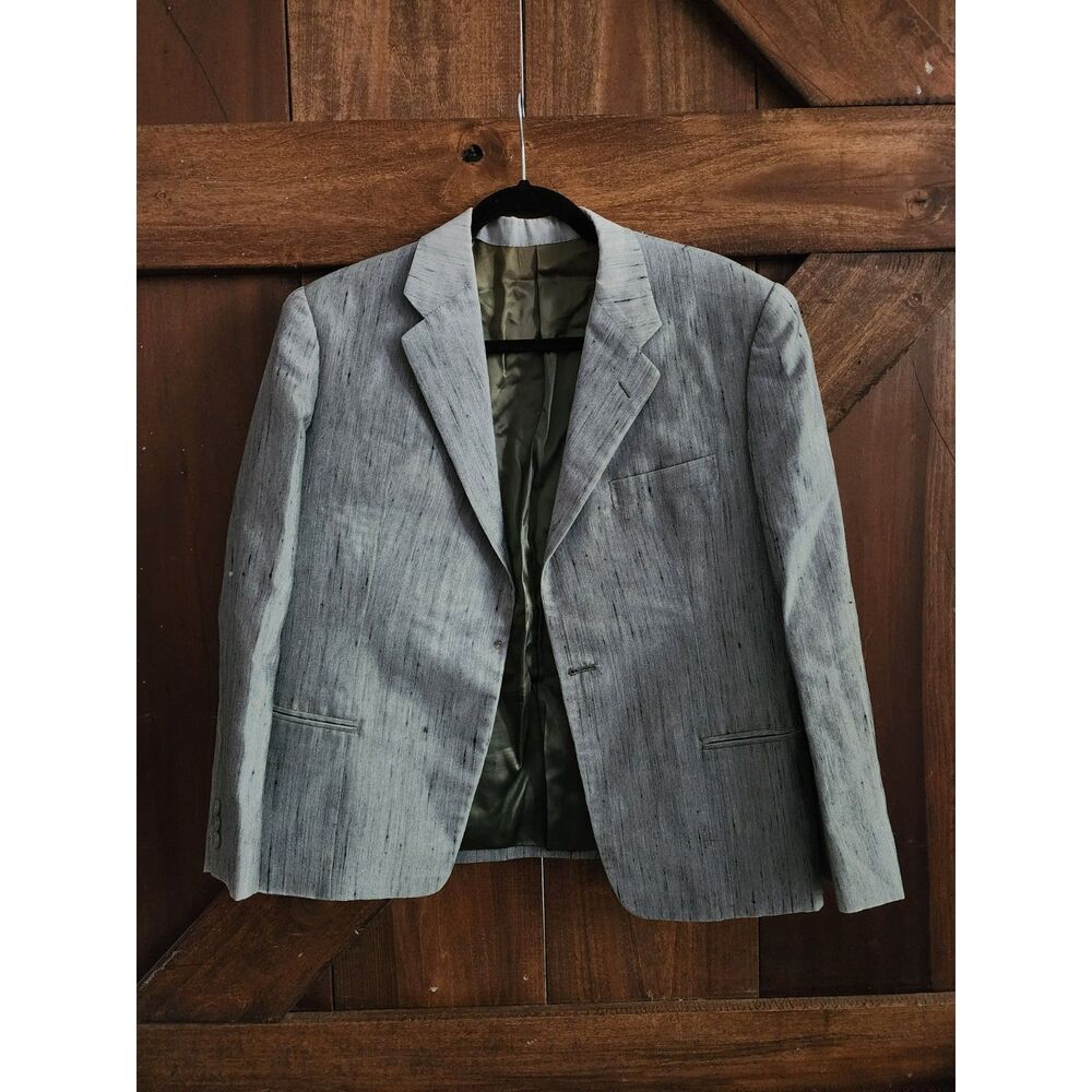 Chic Men's Grey Blazer - Size L